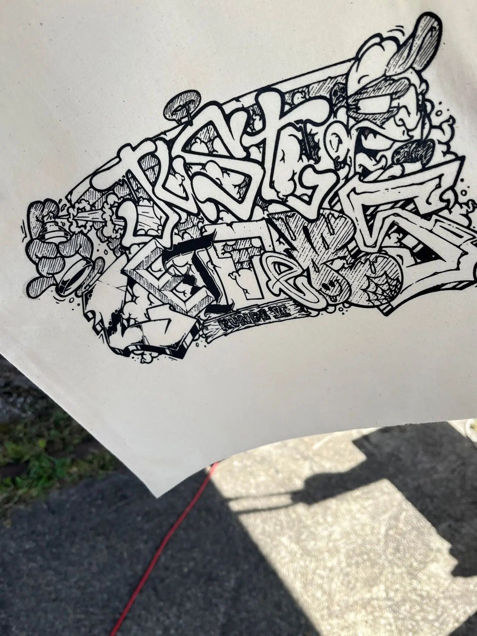 Siebdruckwerkstatt beim Just Letters Festival in Weimar 2