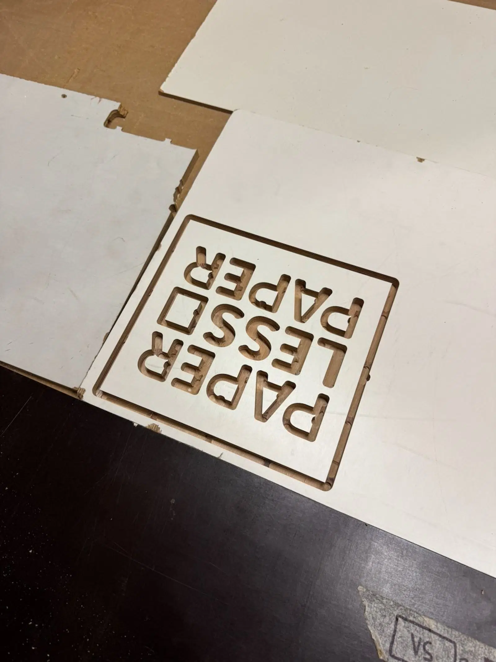 CNC gefrästes Schild 3