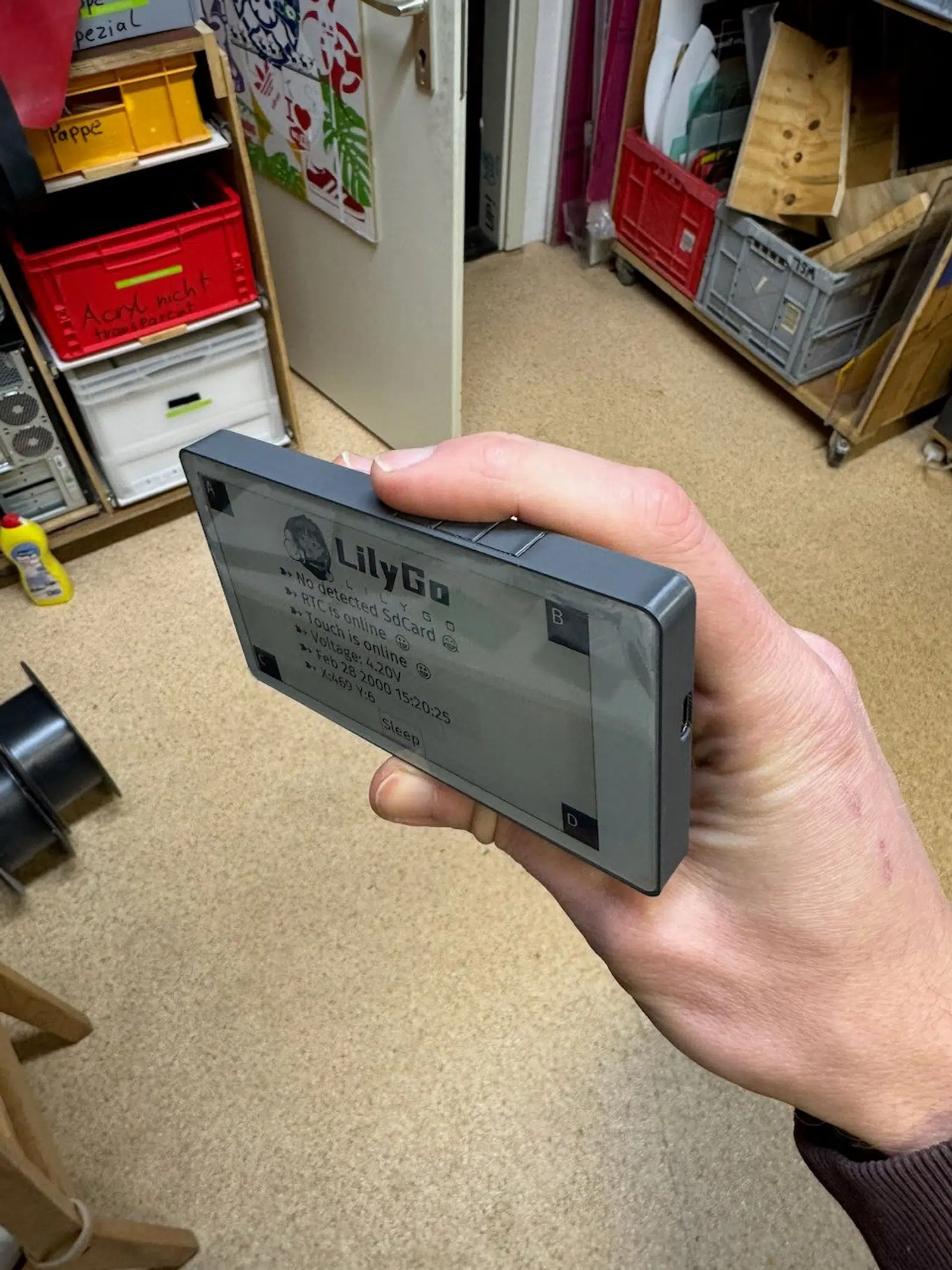 Gehäuse für eInk Touchscreen 3