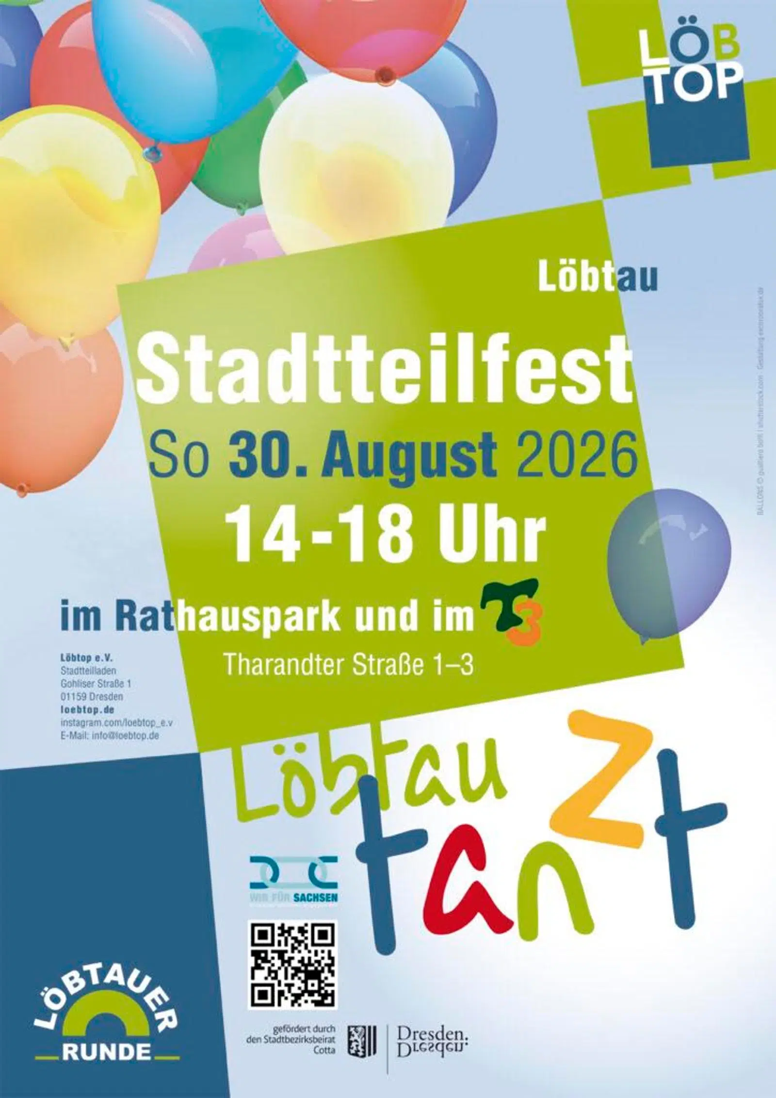 Rathausparkfest: Löbtau tanzt – das Volkshaus ist dabei 1