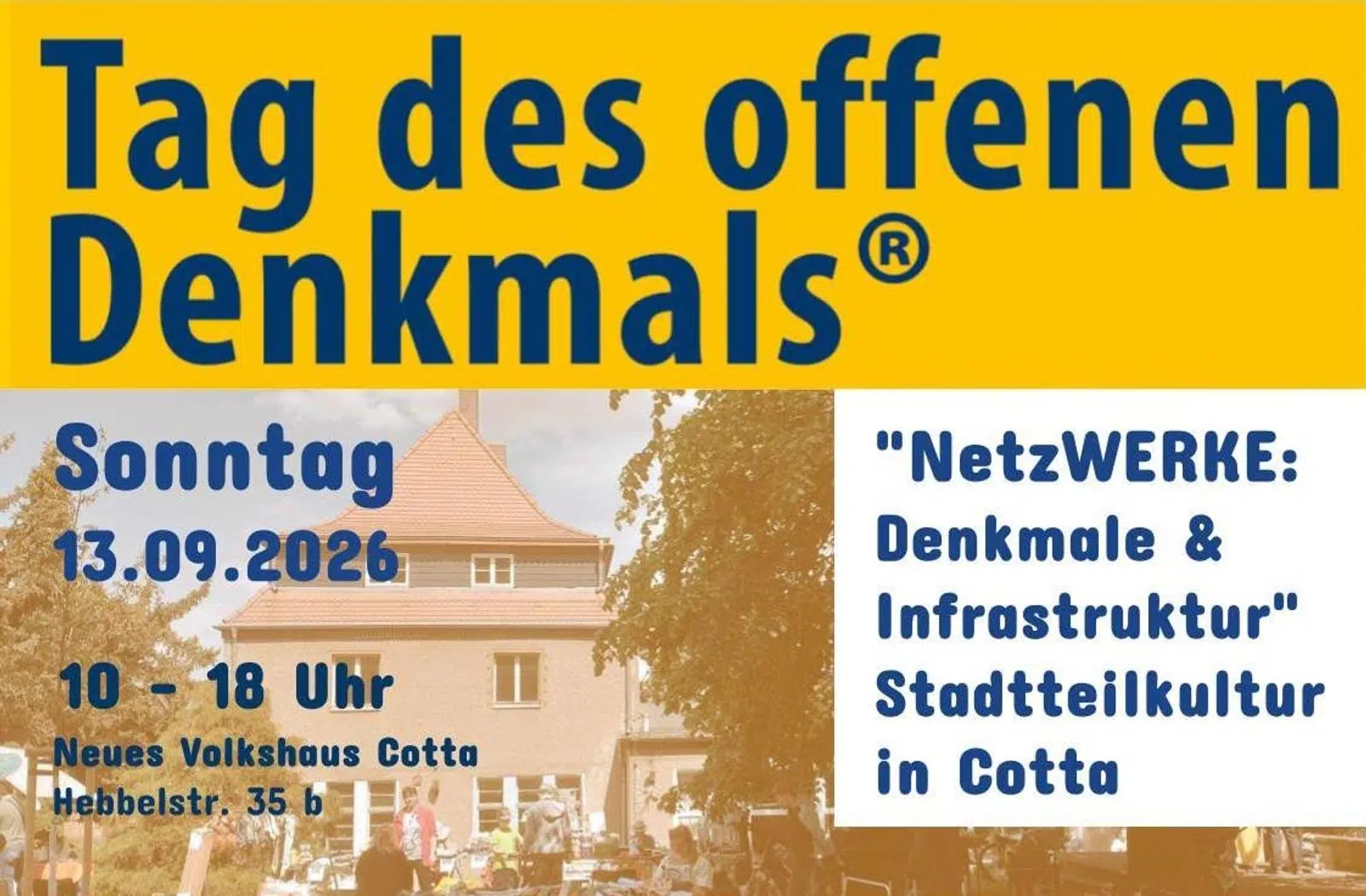 Offene NetzWERKE im Neuen Volkshaus Cotta 1