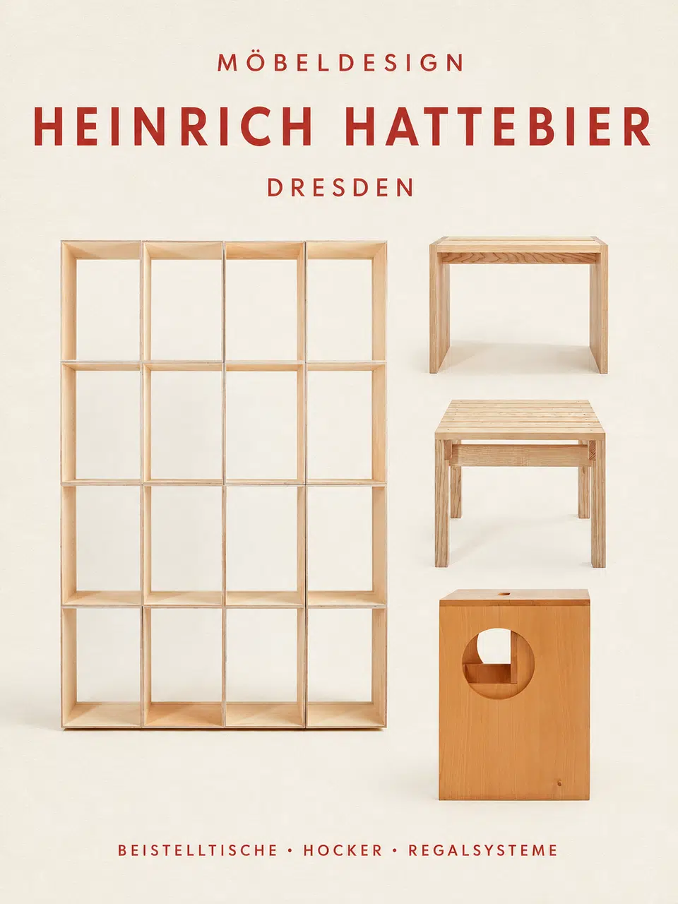 Möbeldesign von Heinrich Hattebier